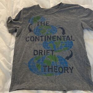 Peek Gray 'Continental Drift Theory' Tee